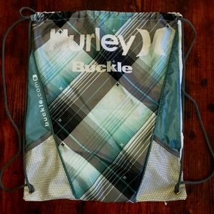 NEW Hurley Drawstring Printed Gym Sack